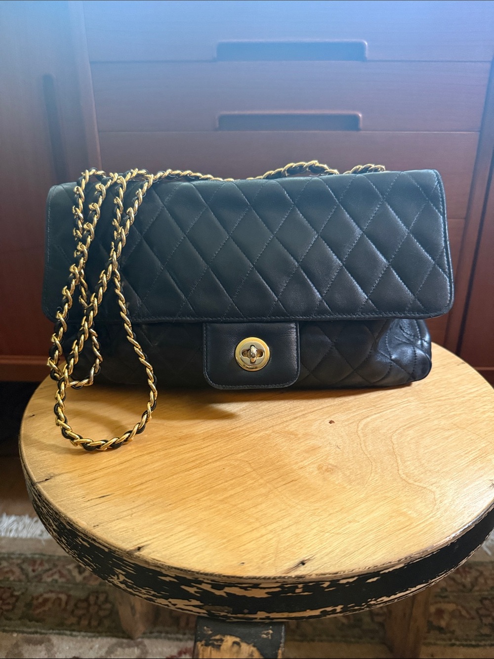 Holts does Chanel Black Butter Quilted Bag
